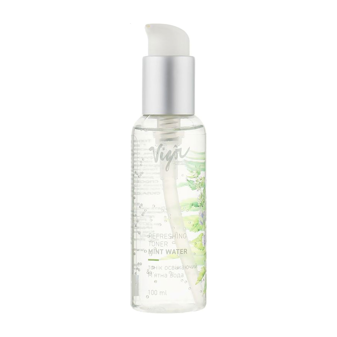 Освіжальний тонік для обличчя Vigor Refreshing Toner М'ятна вода, 100 мл