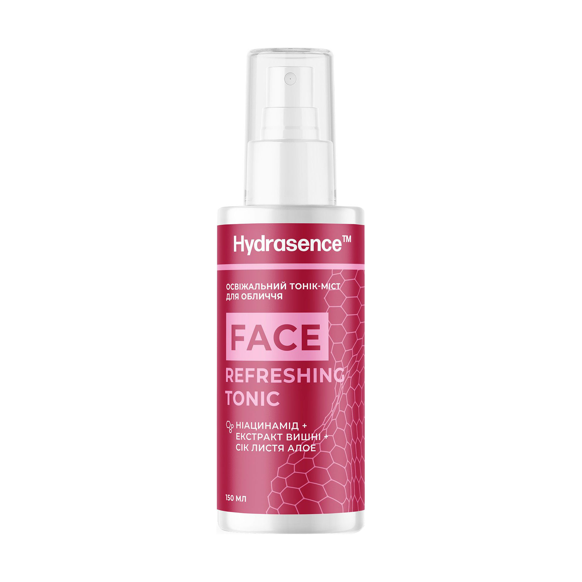 Освіжальний тонік-міст для обличчя Hydrasence Refreshing Face Tonic з ніацинамідом, 150 мл